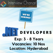 Looking for ASP.NET Developers - Hyderabad