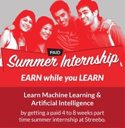 Paid Summer Internship - Earn While you Learn